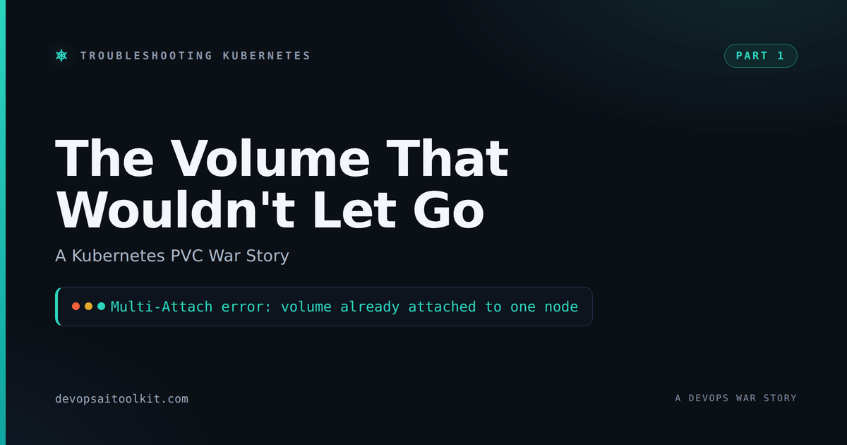 The Volume That Wouldn't Let Go: A Kubernetes PVC War Story